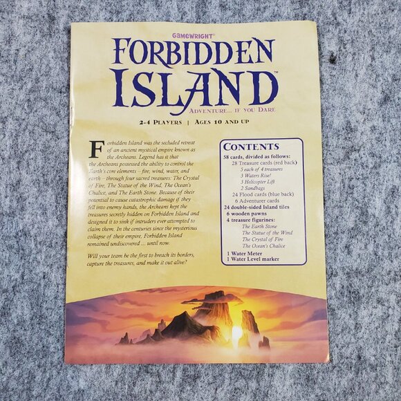 Gamewright Forbidden Island Board Game 2-4 players 30 minutes Age 10+ - Picture 5 of 6